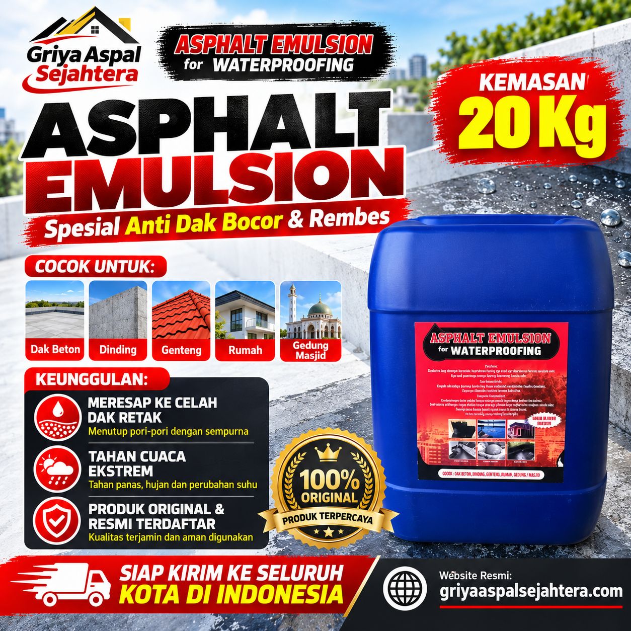 Aspal Cair 20kg